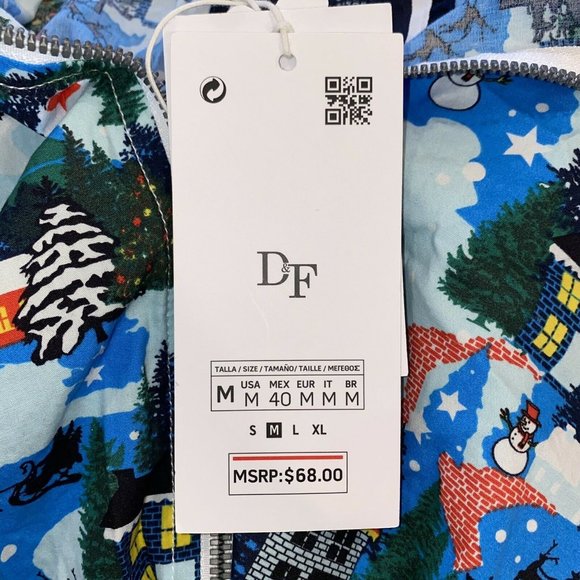 NEW Denim & Flower Ricky Singh Christmas Holidays Jacket Medium - Picture 7 of 8